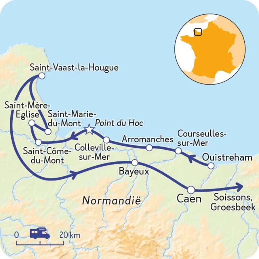 Diagnostiseren stil kubiek Bevrijdingsroute: van Normandië naar Groesbeek - NKC