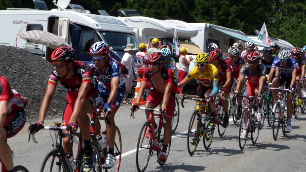 Tour De France Per Camper Wielrenners