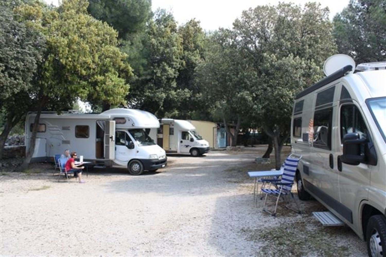 De camping bij Brodarica