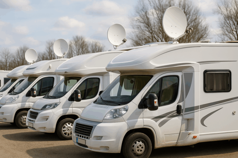 Schotels camper tv kijken