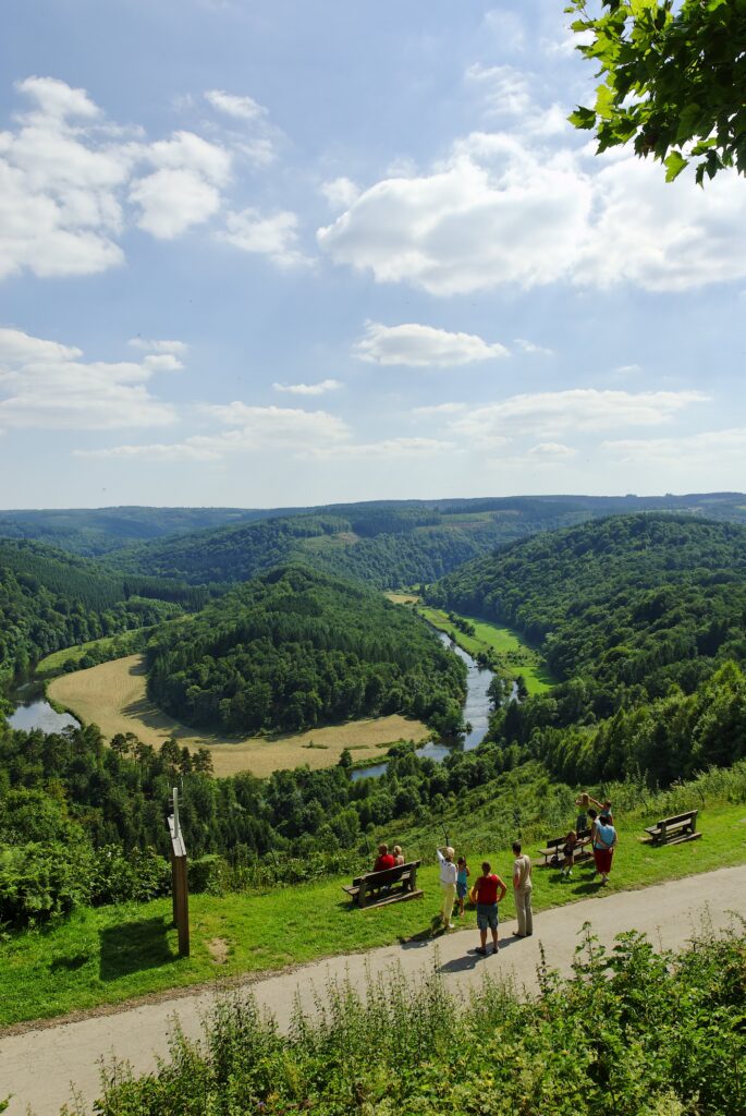 Uitzicht van landschap Wallonië