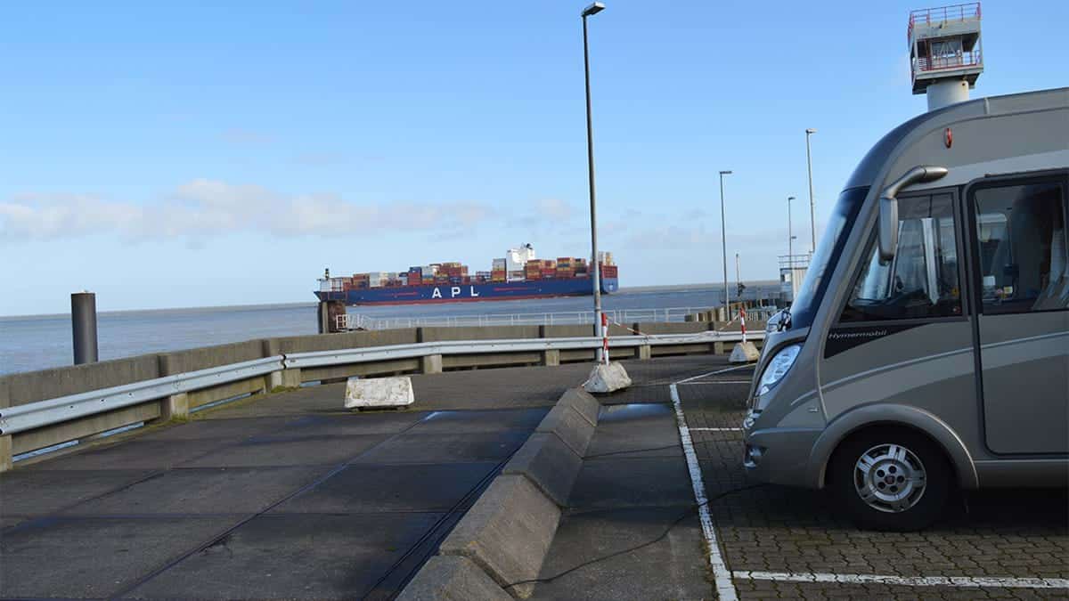 Cuxhaven Camperplaats Op Zeepunt