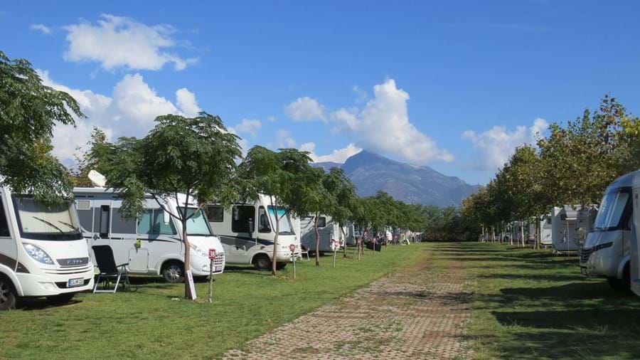 Camperplaats in Albanië