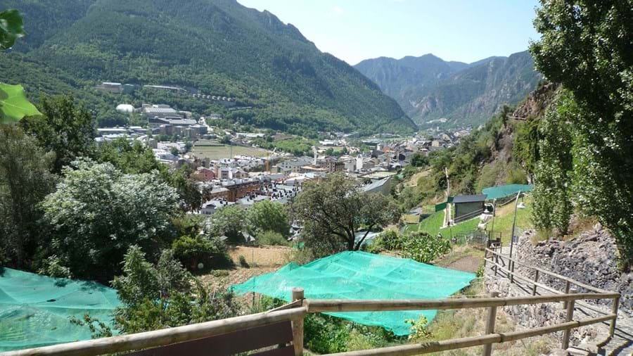 Dorp in bergdal - Andorra