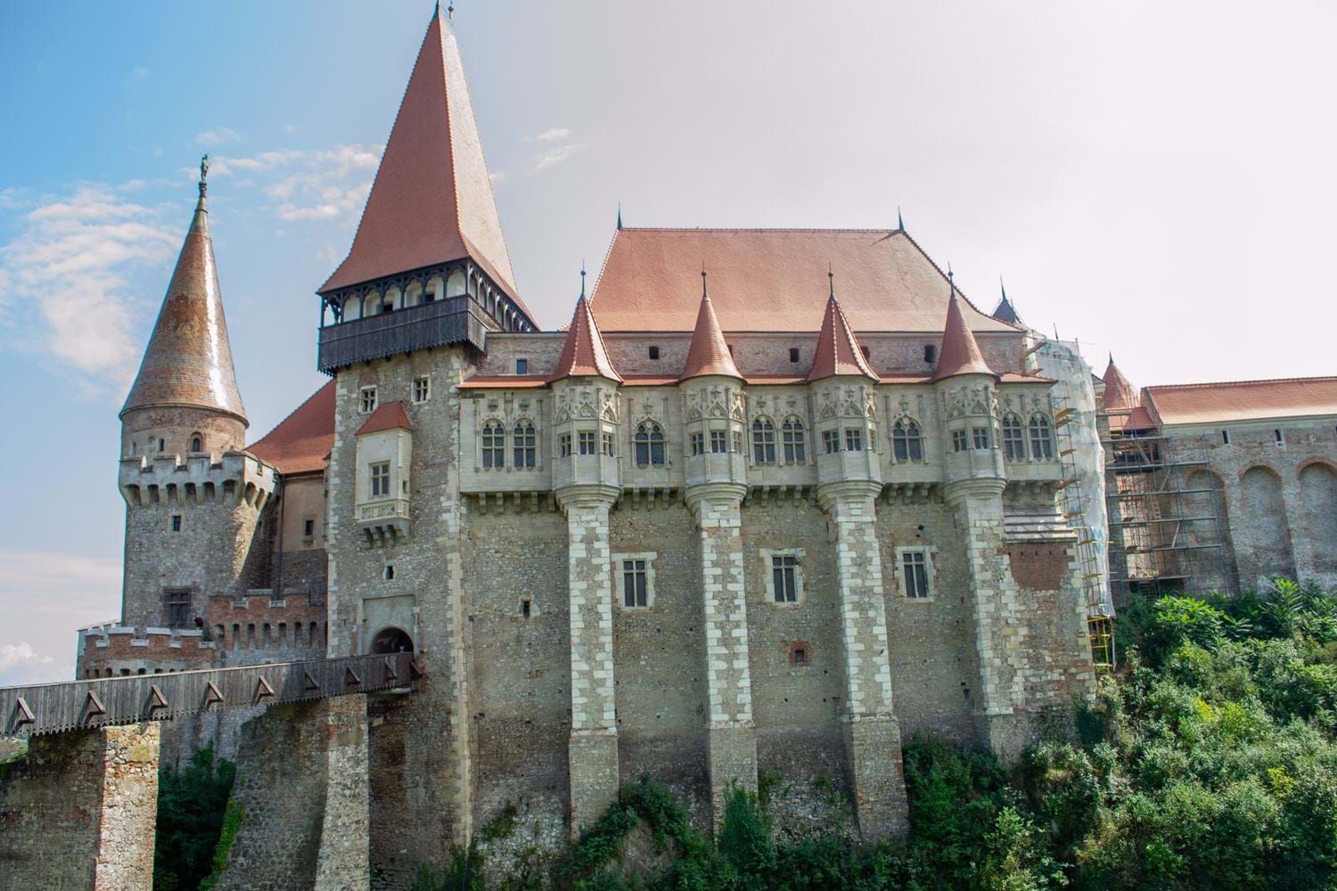 Castle Corvin in Huneadora, Roemenië