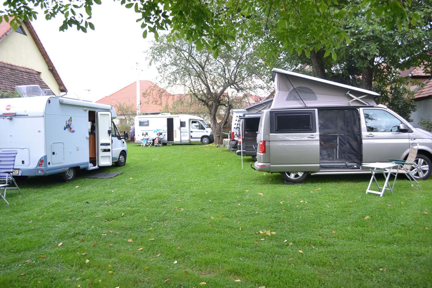 Op 1 van de campings in Roemenië