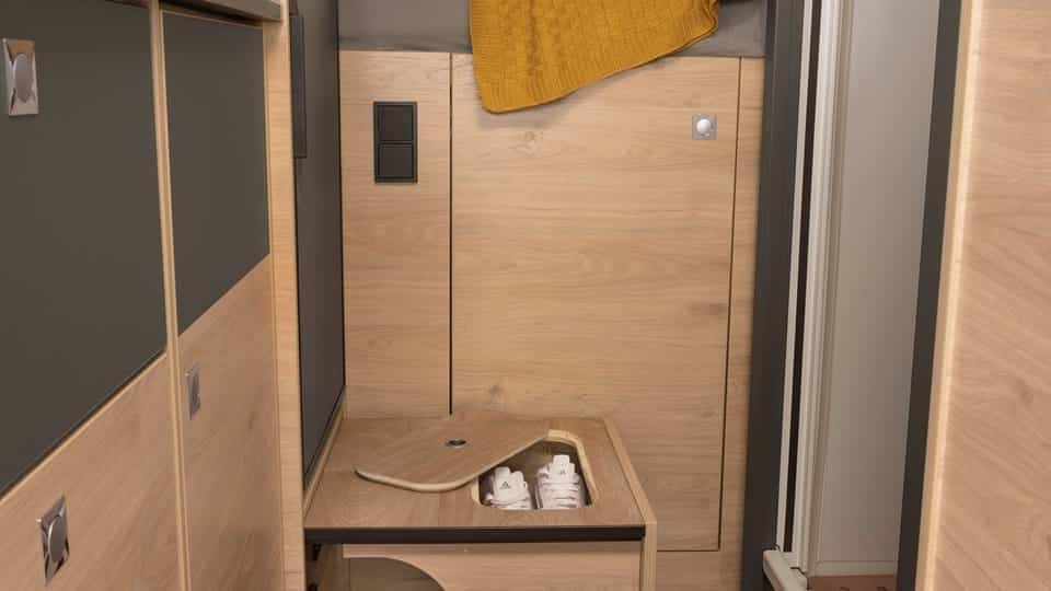Dethleffs komt met compacte halfintegraal op Ford Transit interieur