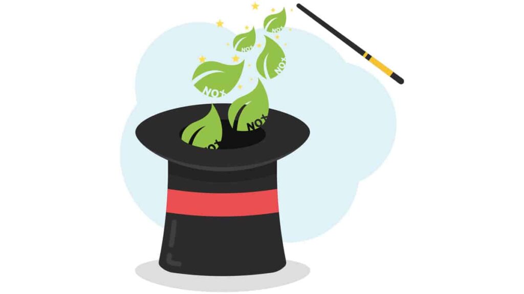 illustratie emissiefraude toverhoed
