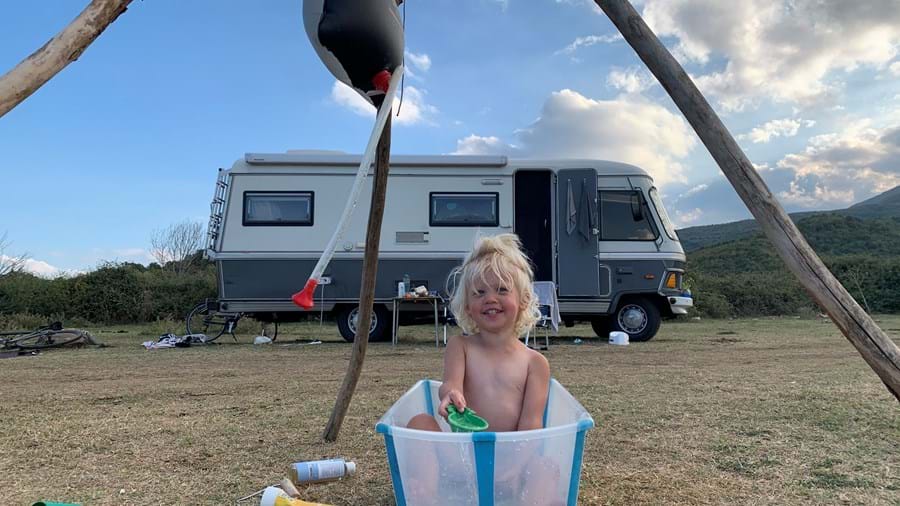 camper kinderen