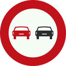 inhaalverbod-bord