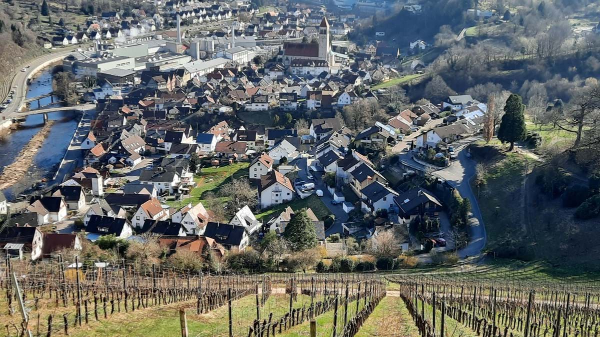 MKA Zwarte Woud Duitsland Uitzicht Burg Eberstein Gernsbach