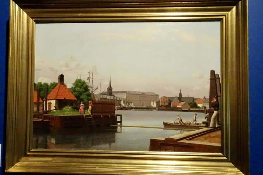 Kunst in het Slot Brundlund museum