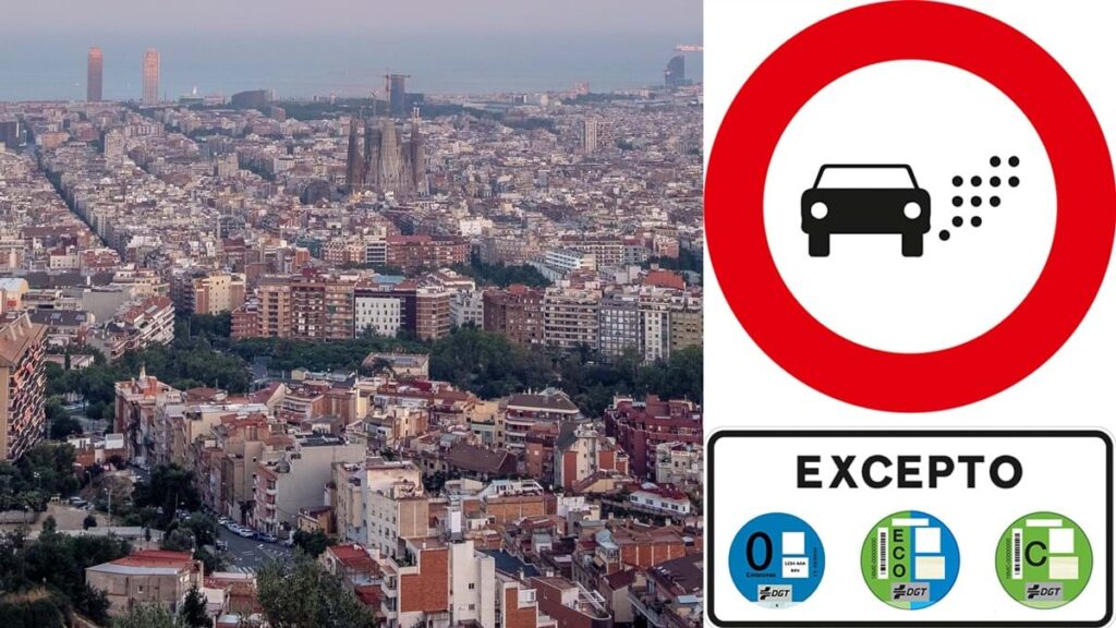 milieustickers in Spanje