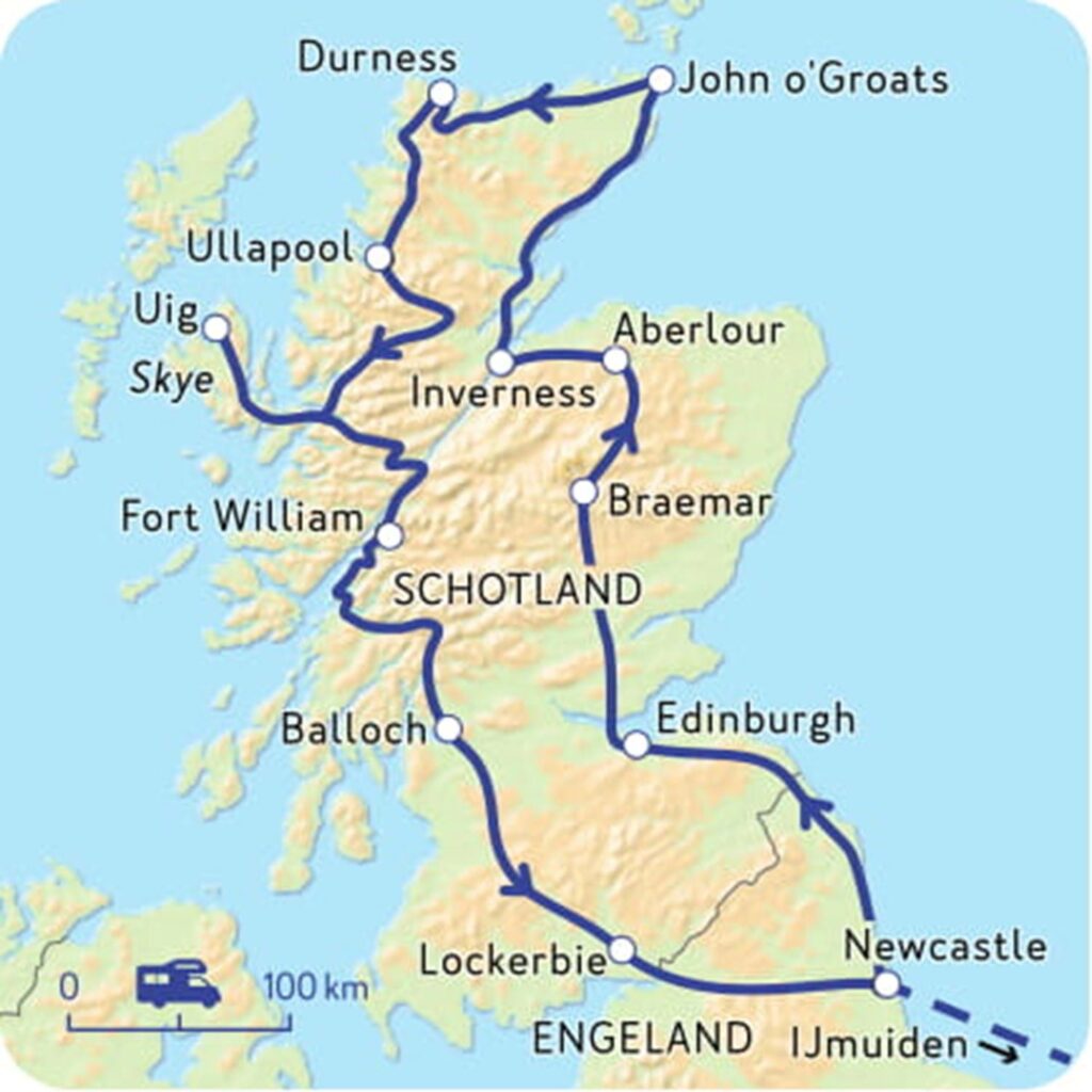 schotland-kastelen-steden-en-de-highlands-kaartje