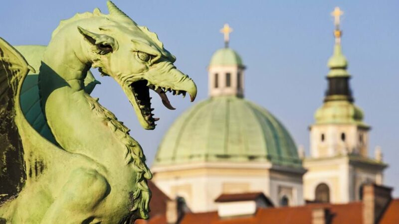 slovenië-waterspuwer-kerk-ijubljana