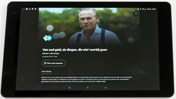 TV kijken via tablet met internet in de camper
