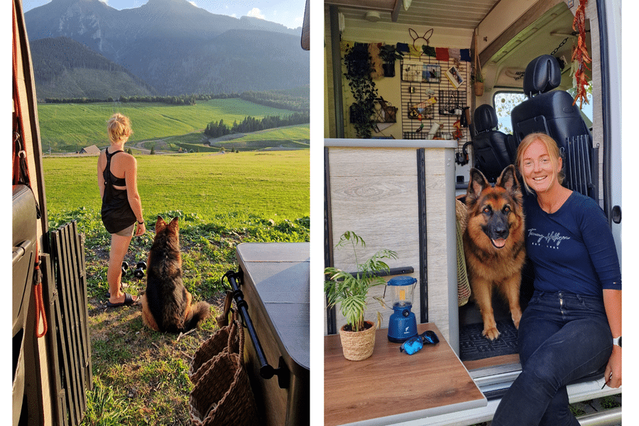 vanlife met een huisdier