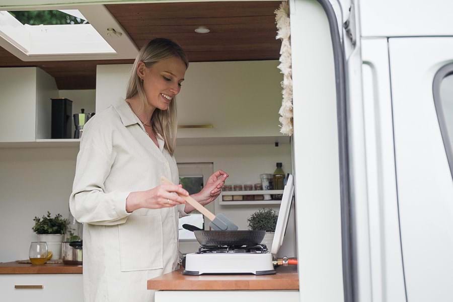 koken in de camper door Marieke