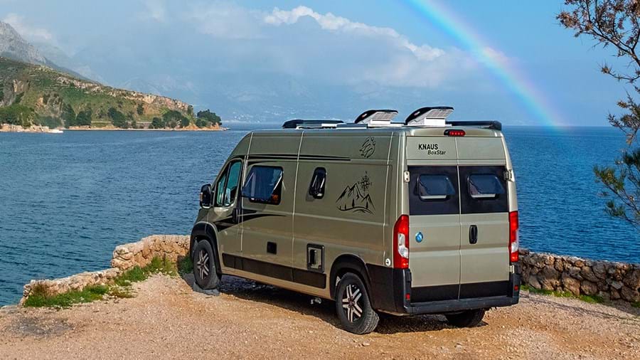 kroatie camper zee kust