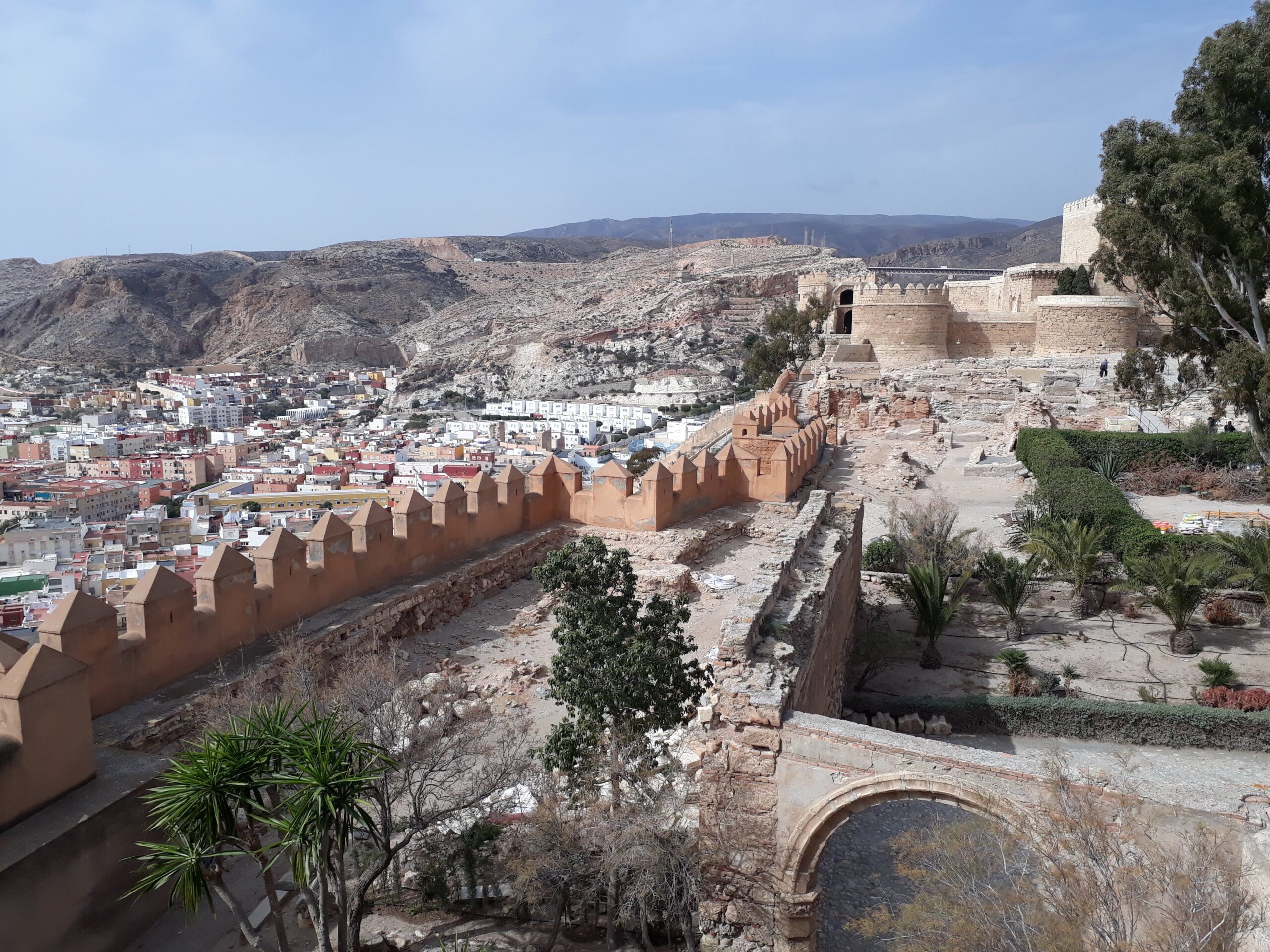 Stad Almeria spanje uitzicht
