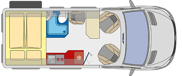 Roadstar-X-plattegrond