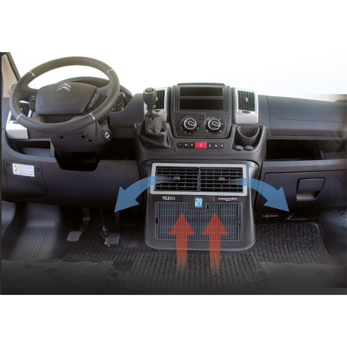 Dashboard met airco