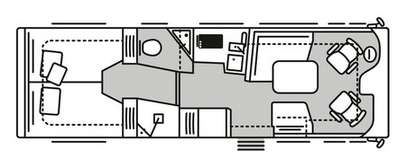 Plattegrond van de Morelo Home 82 LS