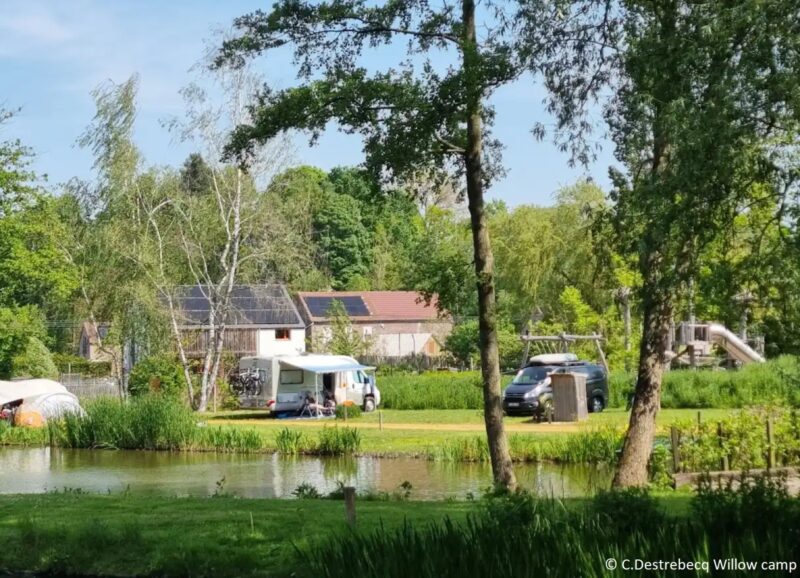 Uitzicht op Camping Willow Camp
