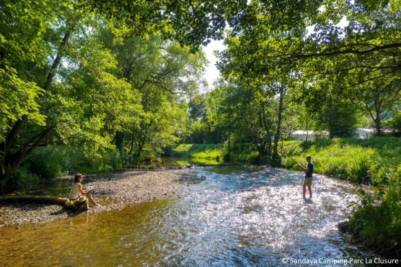 Rivier op Camping Parc La Clusure