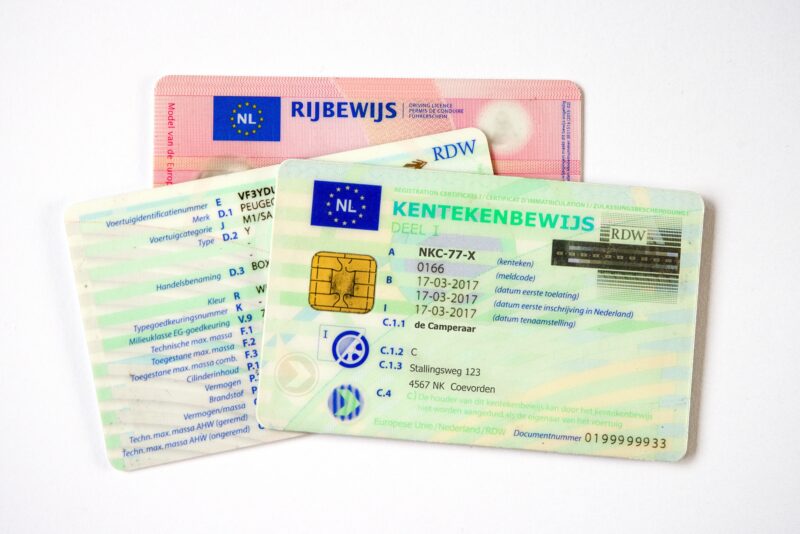 Kentekencard en rijbewijs