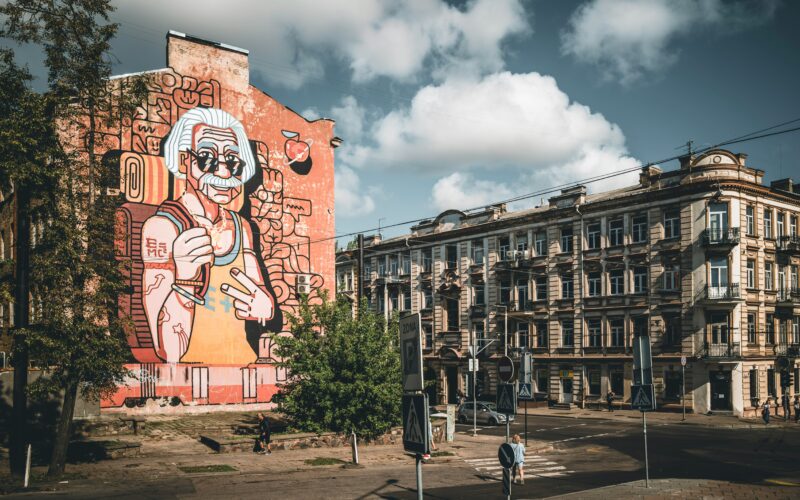 Graffiti in Vilnius, Litouwen