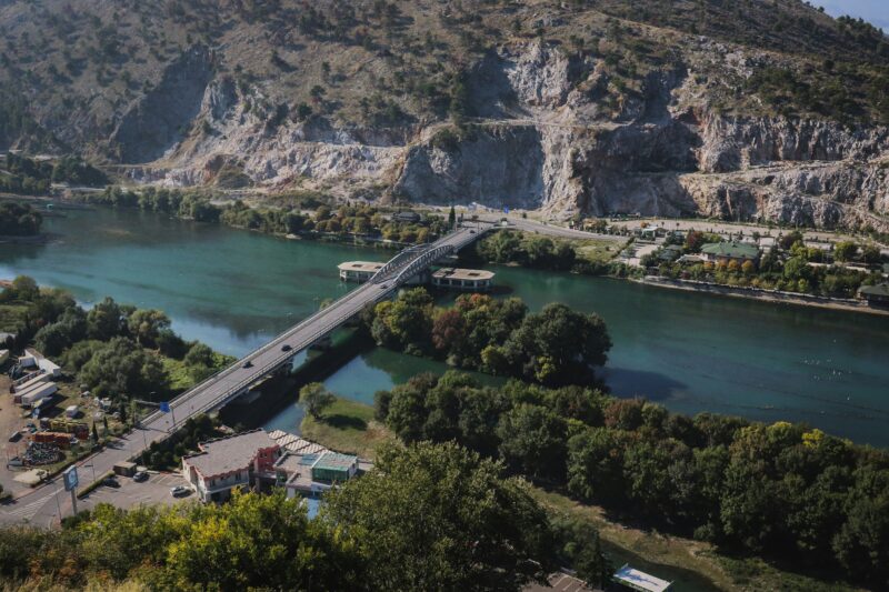 Brug in Shkodër, Albanië