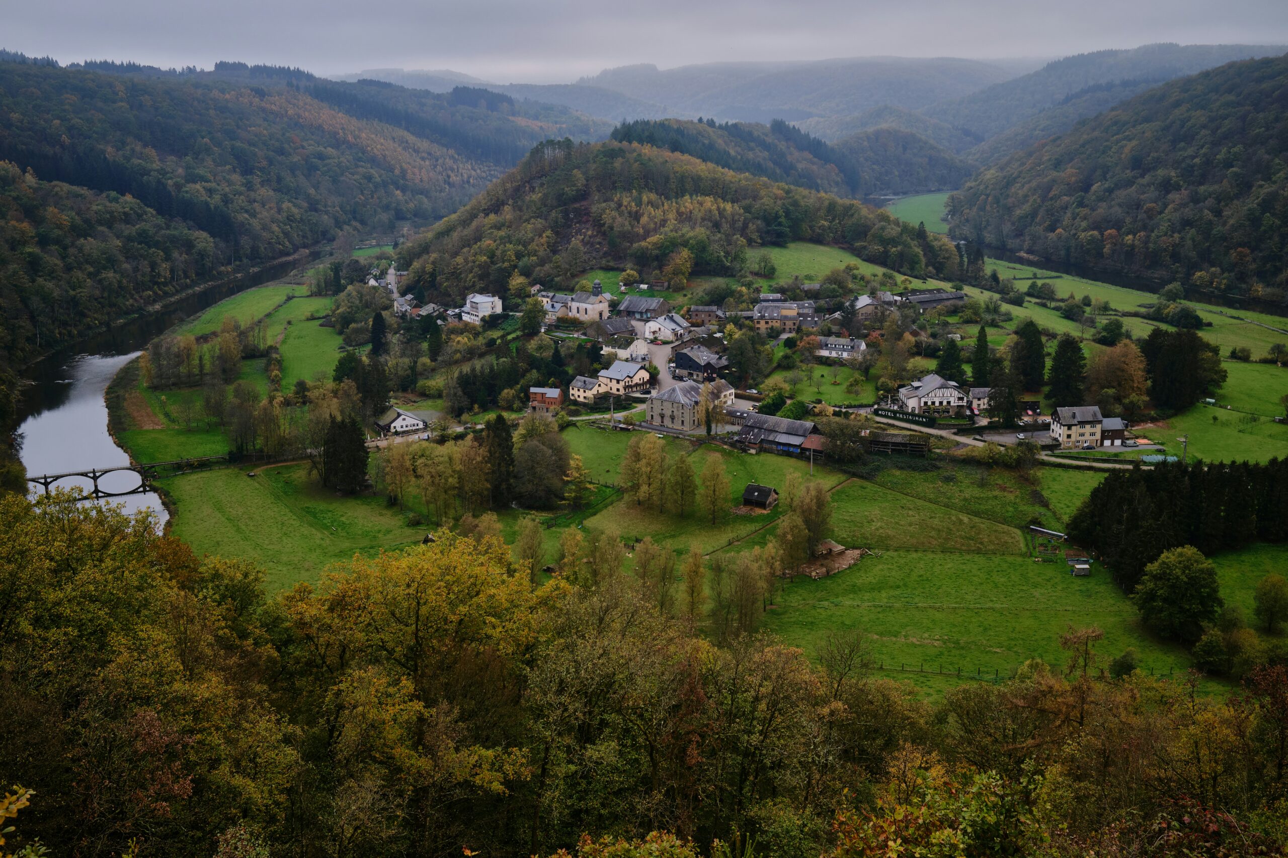Landschap Bouillon, België