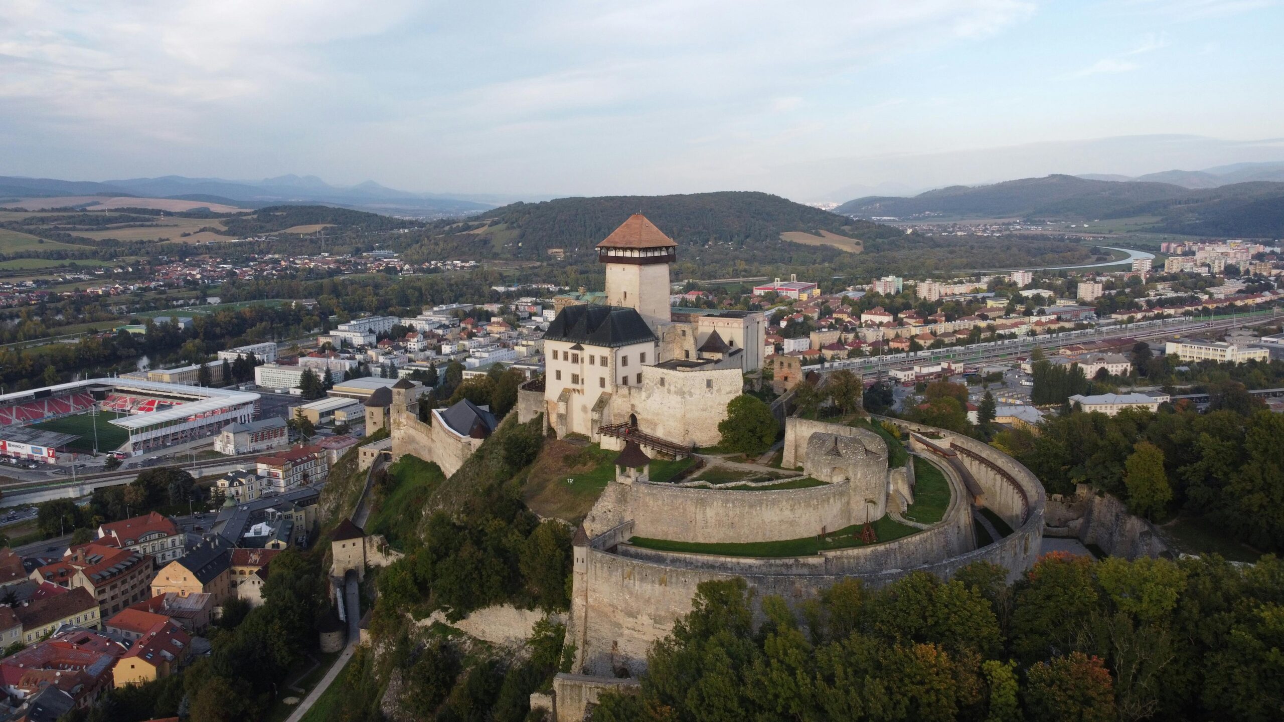 Fort in Trenčín, Slowakije