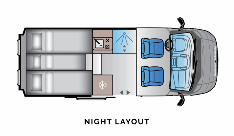 Plattegrond Sun Living V60 DL