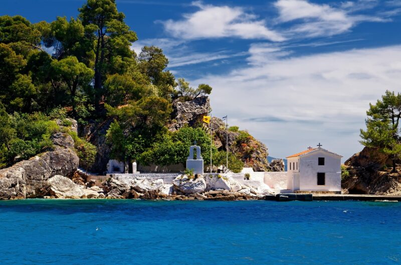 Griekenland, parga, zee huis