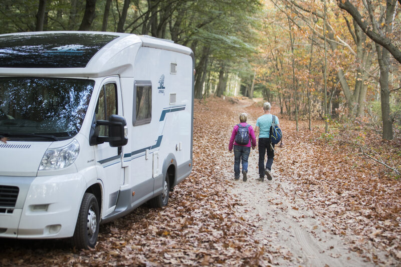 Camperen in de herfst