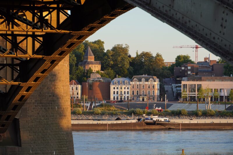Uitzicht op Nijmegen, Nederland