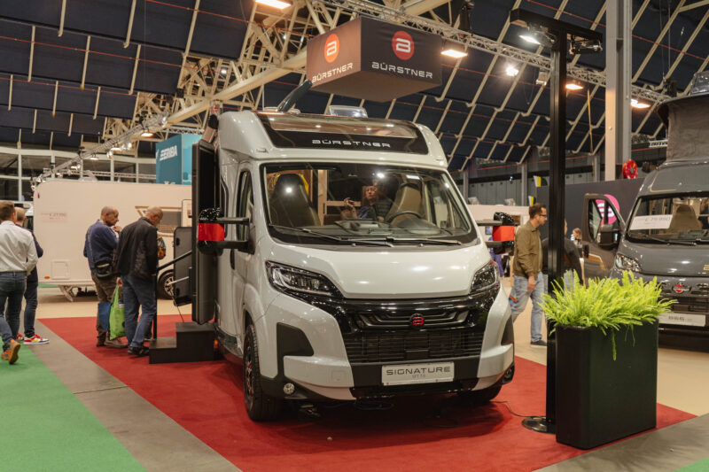 De winnende camper op de Kampeer & Caravan Jaarbeurs