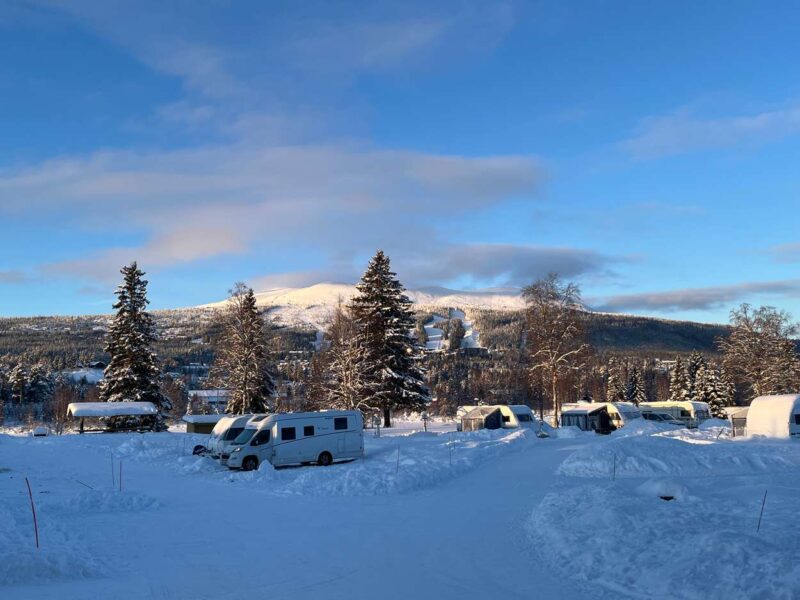 Trysilelva camping skiën