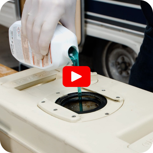 toiletcassette schoonmaken