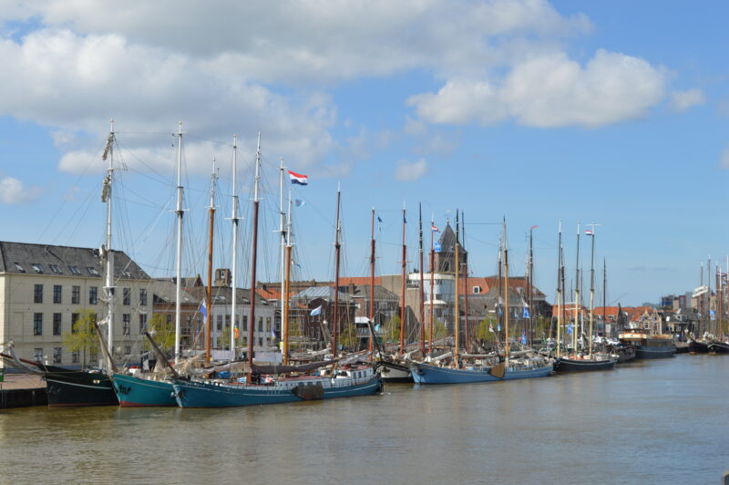 Zicht op haven