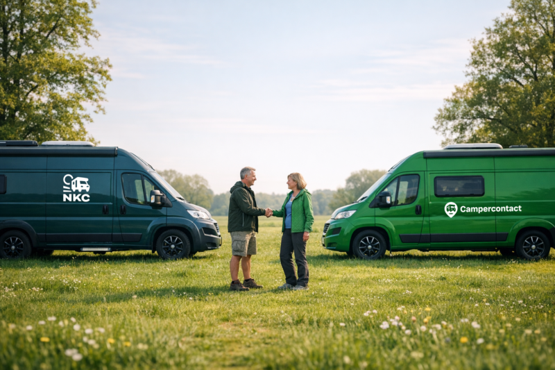 Campercontact en NKC weer samen op Nederlandse markt - beeld gegenereerd door AI