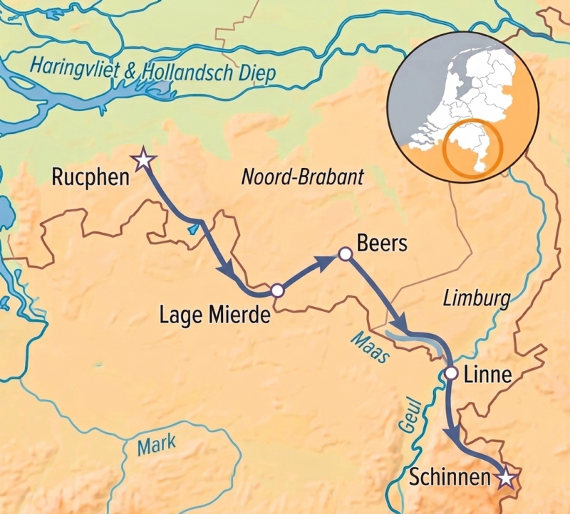 camperroute Zuid-Holland