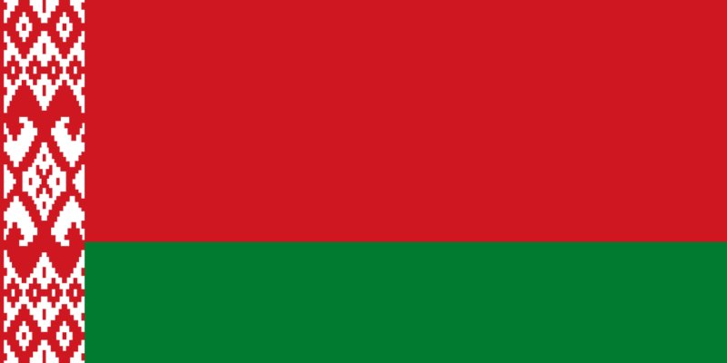 de vlag van wit-rusland