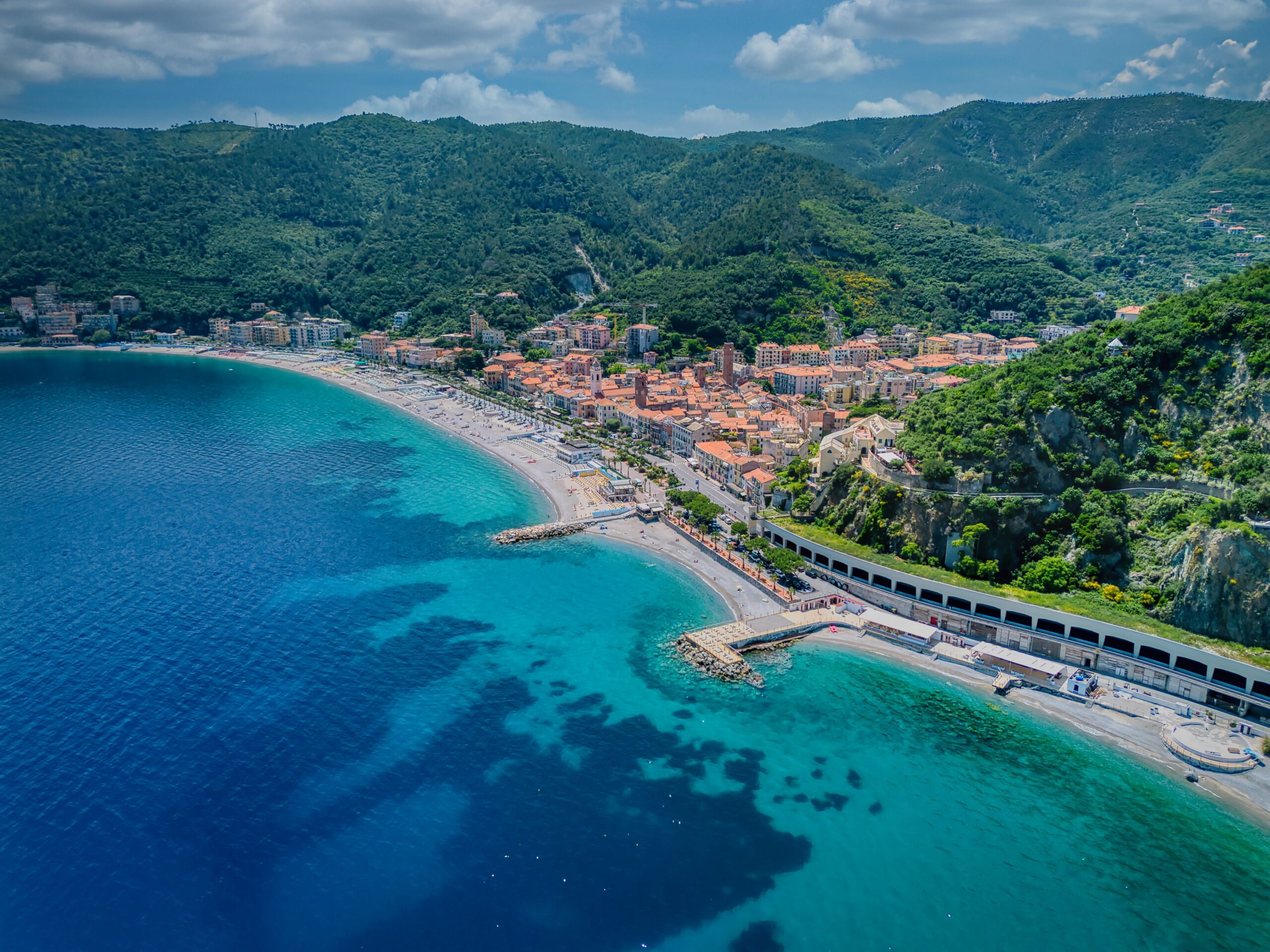 Noli, Ligurië, Italië