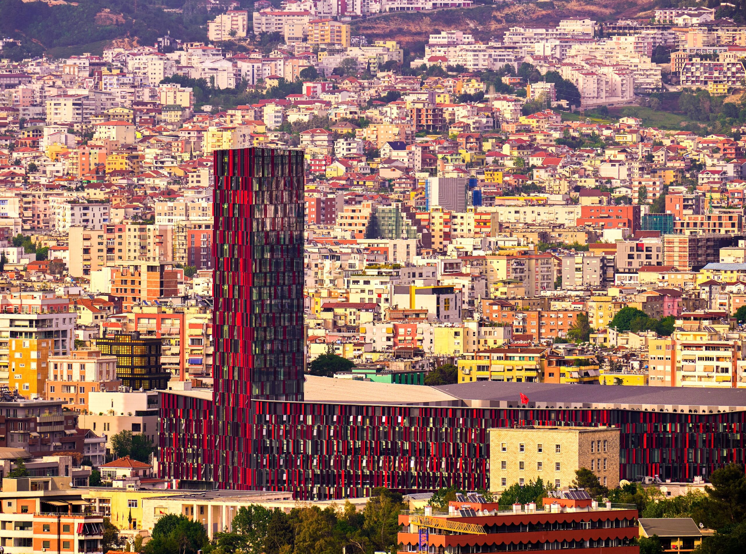 Tirana stad, Albanië