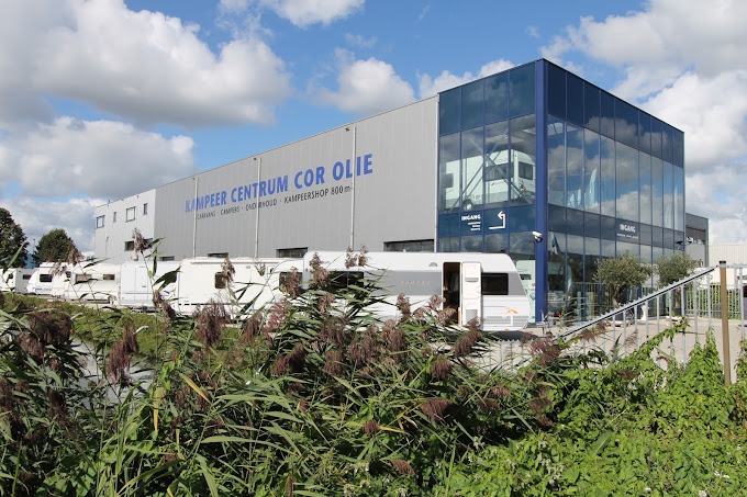 Voorkant van het bedrijf Cor Olie Recreatie. Foto: Cor Olie Recreatie